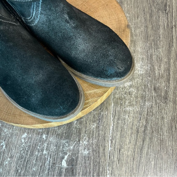 *🎉HP🎉 Roan by BED|STU | Lola Distressed Suede Moto Boots in Black 8.5 - Picture 11 of 16